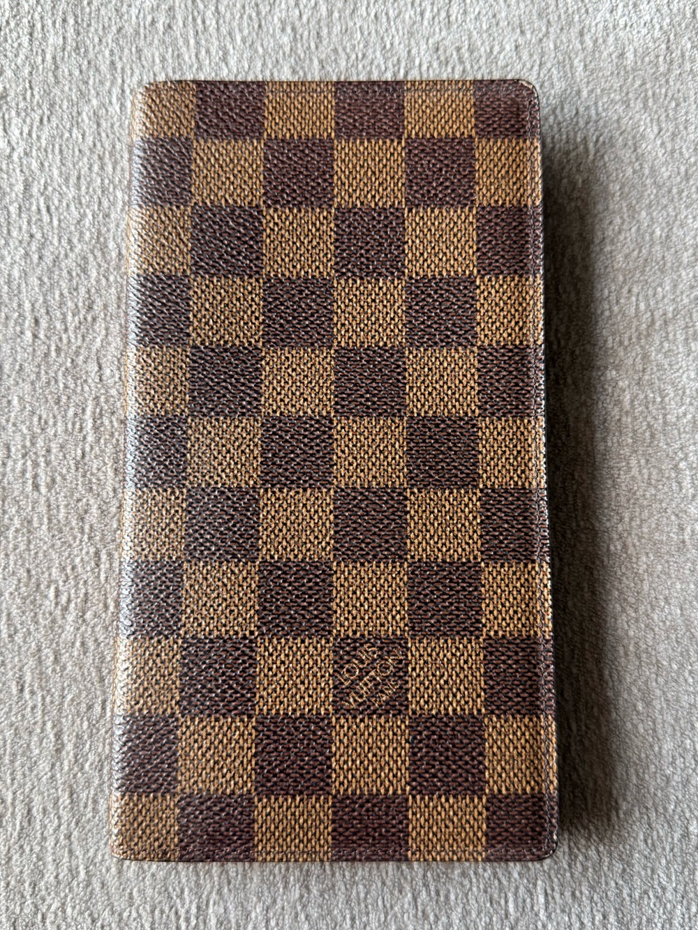 Louis Vuitton Vintage Damier Ebene Brazza Wallet Centennial 1996 Limited Edition